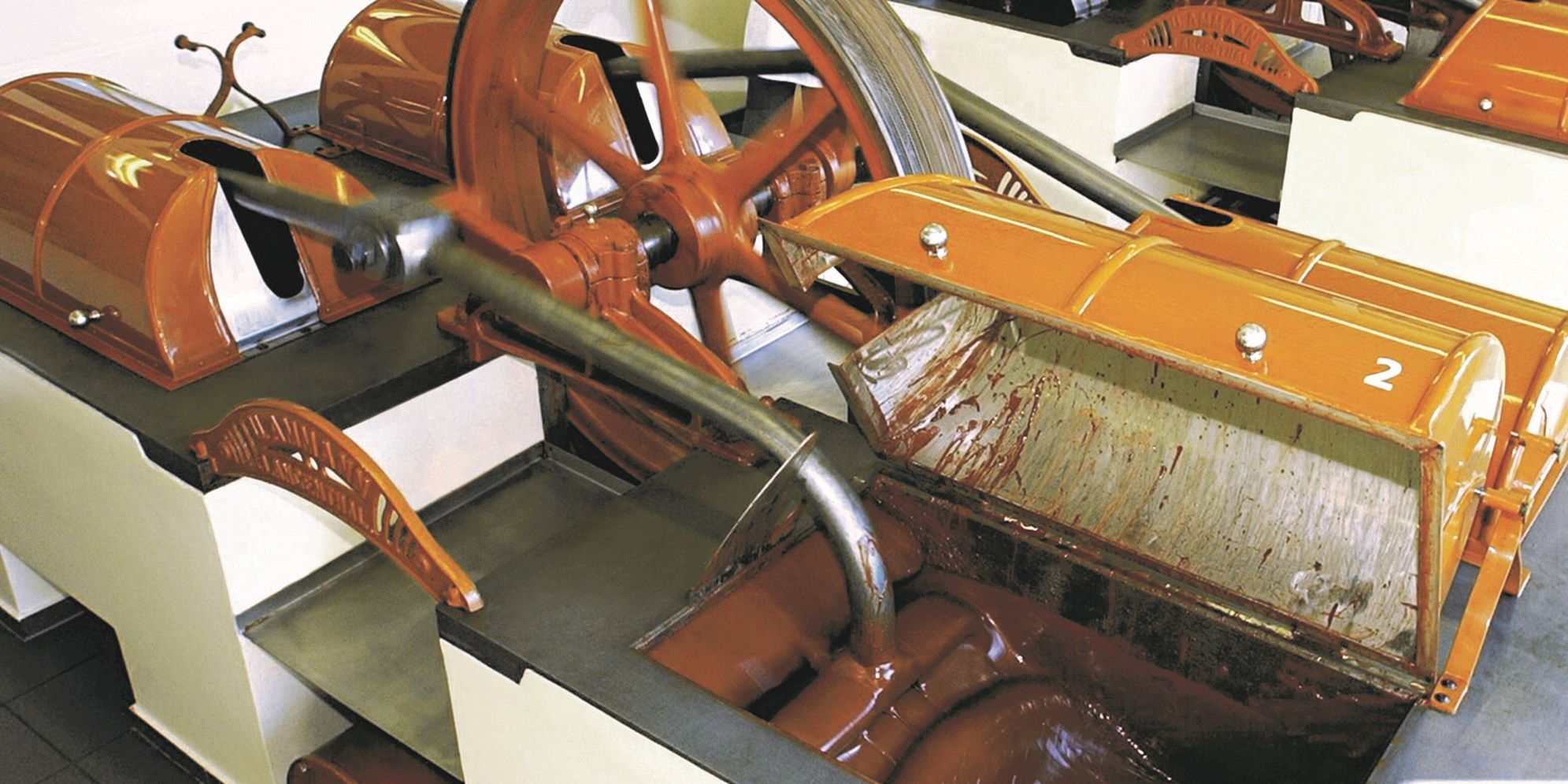 L&auml;ngsreiber (Baujahr 1931) bei der Max Felchlin in Schwyz.